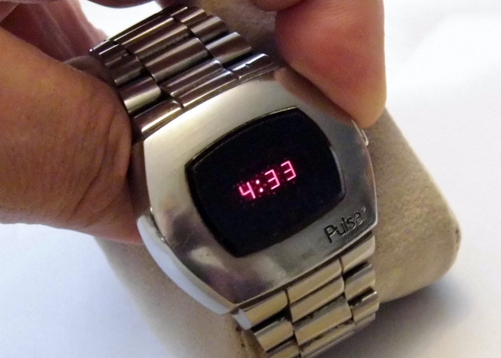 digital watches from the 70s